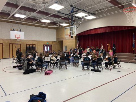 maple grove middle visits 5th grade