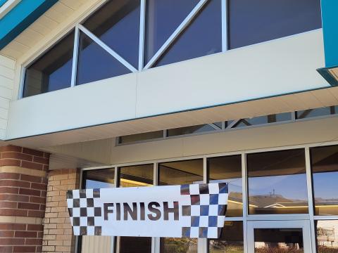 finish line